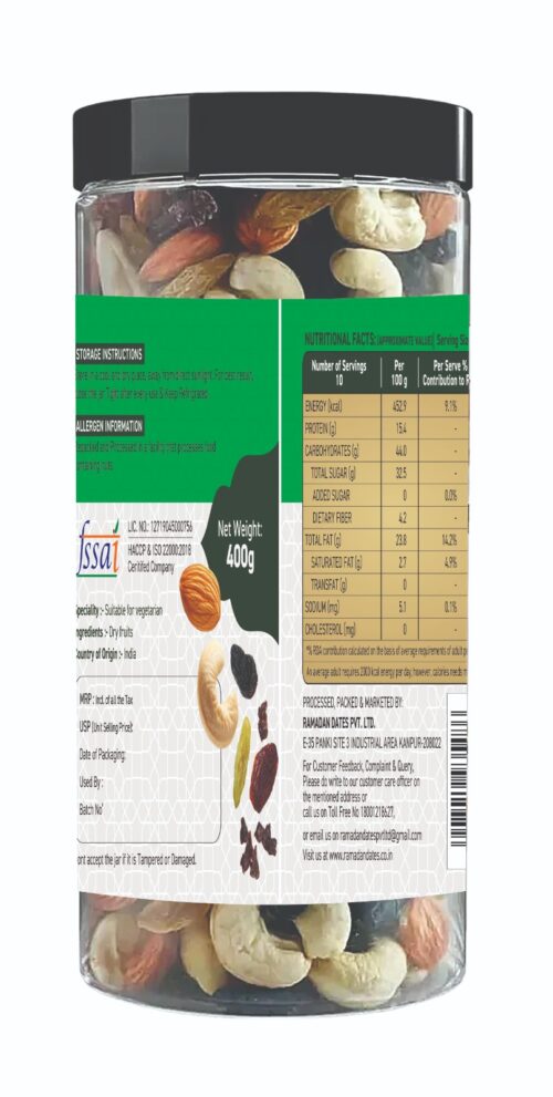 Navmeva Dry Fruit 400gm - Image 2