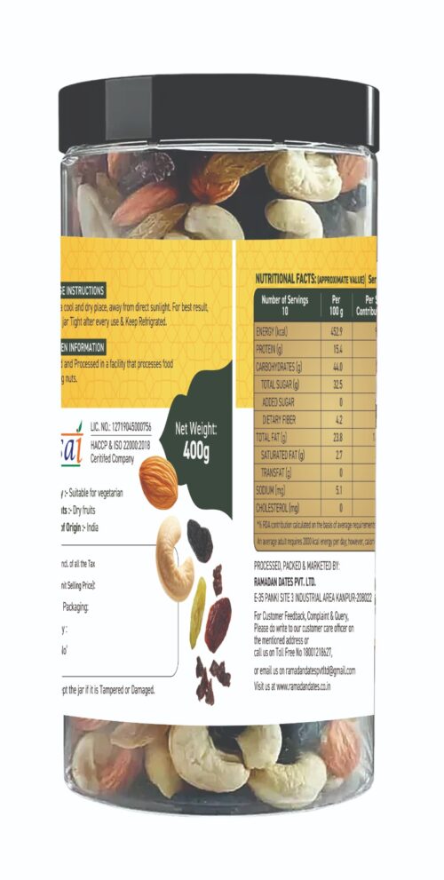 Panchmeva Dry fruits 400gm - Image 2