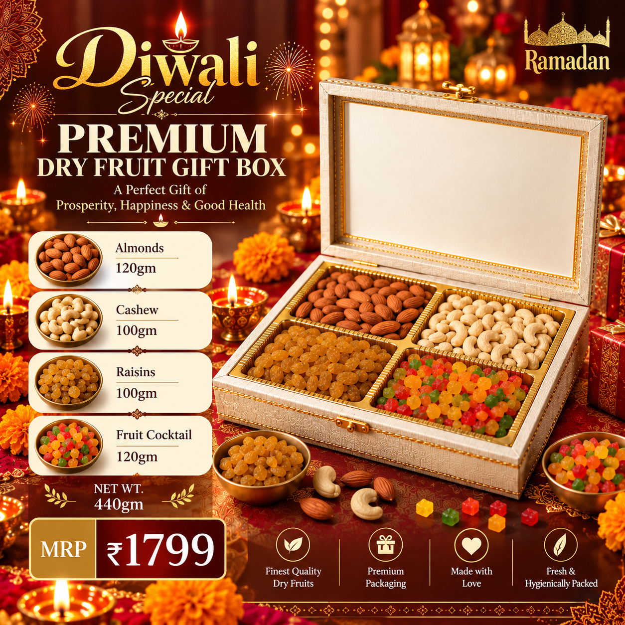 Diwali Royal Treasure Box 440g